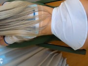 Slut Cheerleader Was Fucked and Creampied by Soccer Player - Mysterious Kathy 4K