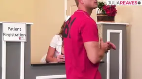 Long cock nurse gets a creampie from a lucky patient