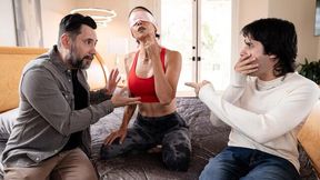Hardcore double penetration with a gorgeous busty brunette Dana Vespoli