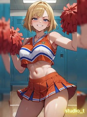 What Big Tits My Girlfriend the Cheerleader Has, I Fuck Her After a Game at Her University