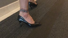 Zanotti Black Pointed-Toe pumps