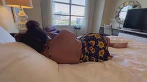 Sharing a room ends in a creampie