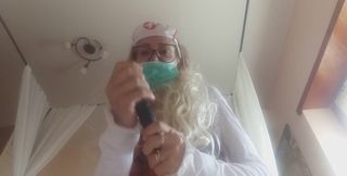 What a Good Nurse! She Puts on All the Suppository and Not Just That