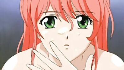 Hentai cartoon babe gets a messy facial