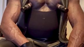 black muscle tits pump & play
