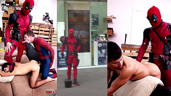 Flagra do Deadpool roludo em Florian&oacute_polis