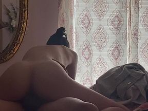 Petite Teen Babe Creaming On My Hard Cock