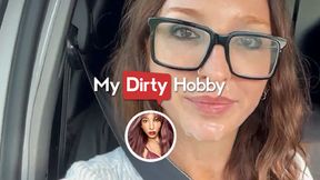 Her Secret&#x1F92B; Obsession - Busty girl pleasures herself in the crowd
