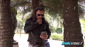 Jenifer Lol Sucks Both Dicks While Her Husband Fucks Her Ass Hard Double Penetration Gangbang with Tits Squeezed Tight.