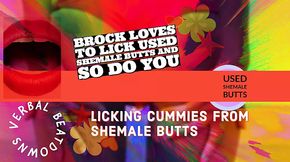 Brock Loves to lick used shemale butts and so do you