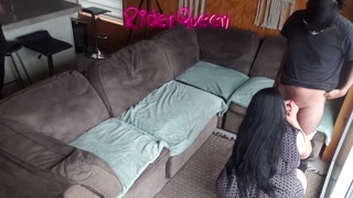 Husband Cuckold Recording her wife whit Young man Bull Bareback Amateur BBW latina