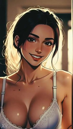 Busty Step Mom Can't Resist Step Son's Big Cock - AI Generated Hentai Anime Uncensored Creampie