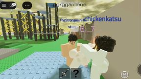 Me and sukuna had a threesome with a random girl (Roblox Cumbat)