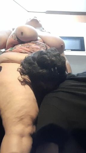 MILF Chubby Tits and Big Ass, Slow Motion Fans Only