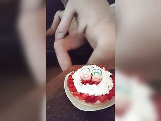 Birthday of a very lascivious granny 62 years old