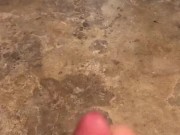 Insane cumshot flys across my floor! (10 feet!)