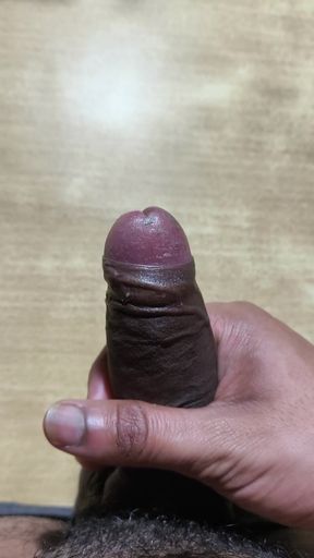 Indian & hairy cock, thick Asian monster cock gets milked