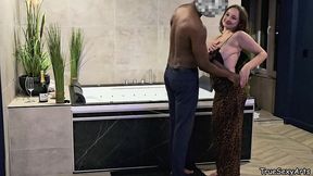 amber bloom 4k jacuzzi surprise for hot voluptuous brunette