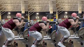 update #36 (june 29, 2022) leg day at the gym!