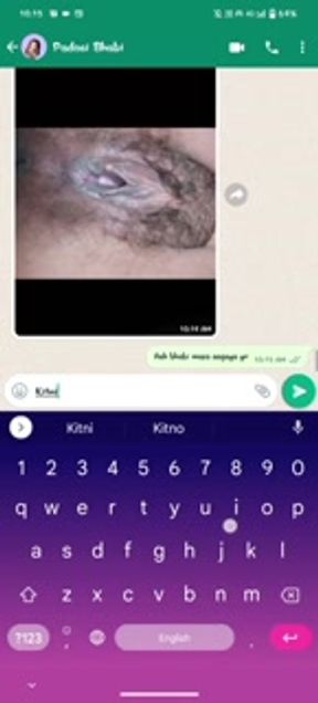 भाभी ने व्हाट्सप्प पे अपनी चूत दिखाई .whatsapp chat with bhabi