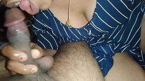Wife Puts Her Husband's Penis in Her Mouth and Sucks His Milk and Enjoys It