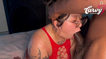Asian BBW Star Fortune Cooke vs MrBlvckrose on Curvyculture