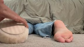 Stuck Under the Bed Tickling