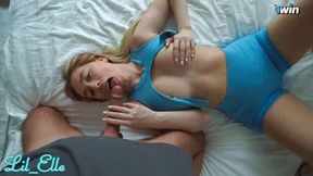 Fucking a stranger from the gym / unprotected spunk in puss - hottest porno!