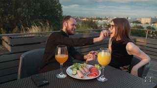 Stole a man in front of his girlfriend and fucked him in the toilet