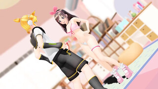 Ballbusting Animation - Kizuna Ai Valentine's Day Kicks