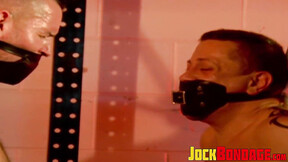 Bigg Pete & Dominik Mann are both tied in anguish with their nipples clipped