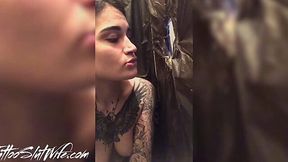18yo Amateur Takes on Big Dick, Sucks and Swallows Cum at Gloryhole