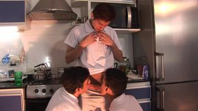 Two sweet and sweat teen boys in their anal hump