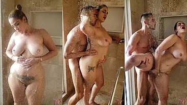 Miss Raquel And Milan Take A Shower