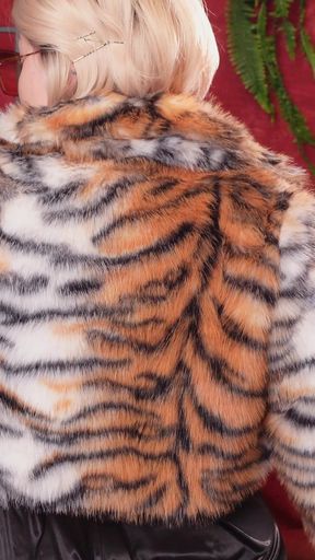 Hot Fur Coat Collection - Part 3. Fetish MILF Arya Grander