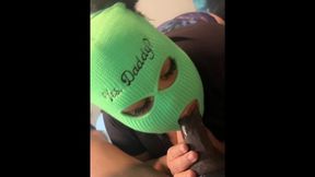 Lightskin plus size beauty deepthroats and sucks BBC