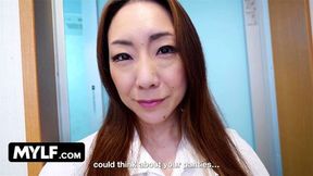 Yoga Pants and Sweaty Ass: Stepmom Catches Me Jerking Off to Her Used Panties Sucks My Cock