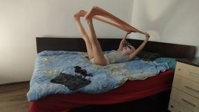 Foreplay in the bedroom with an amateur couple. Crazy sex in the bedroom with a hot amateur couple.
