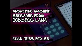 Answering machine Messages 1 Fellate them for me