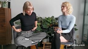 Hot Lesbian Babes Get Warmed Up With Magic Wands