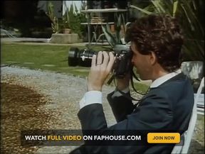 Vintage orgy party in the garden