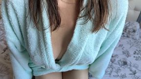 solo. girl masturbating with her fingers her wet pussy