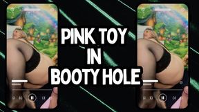 Pink Toy in Butthole