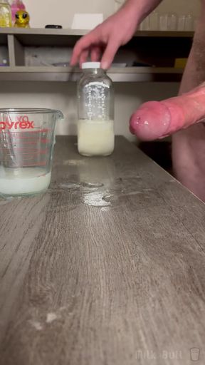 Thick Dick Stud Saving Up a Liter of Cum   Clip 1