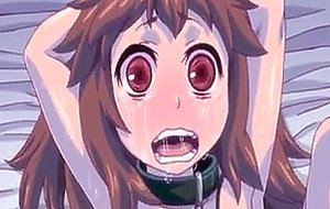 Hentai girl in leash gets fucked