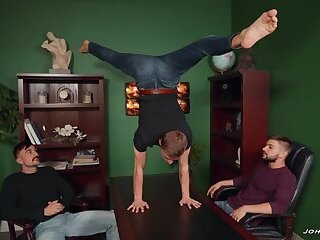 An Acrobatic Threesome