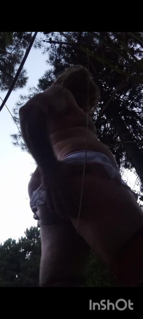 Dilşah hangs out outdoors