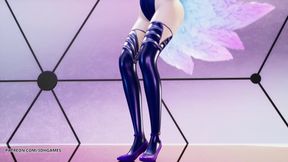 [MMD] Chung Ha - Play kda Ahri sexy striptease league of legends uncensored hentai