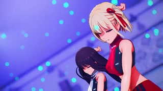 【MMD Lycoris Recoil 4k/60fps】《(錦木 千束 Chisato)(井ノ上 たきな Takina)》~《(HoneyWorks) Fansa / mona)》
