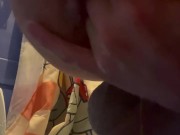 Prostate fuck and gape with knotted dick